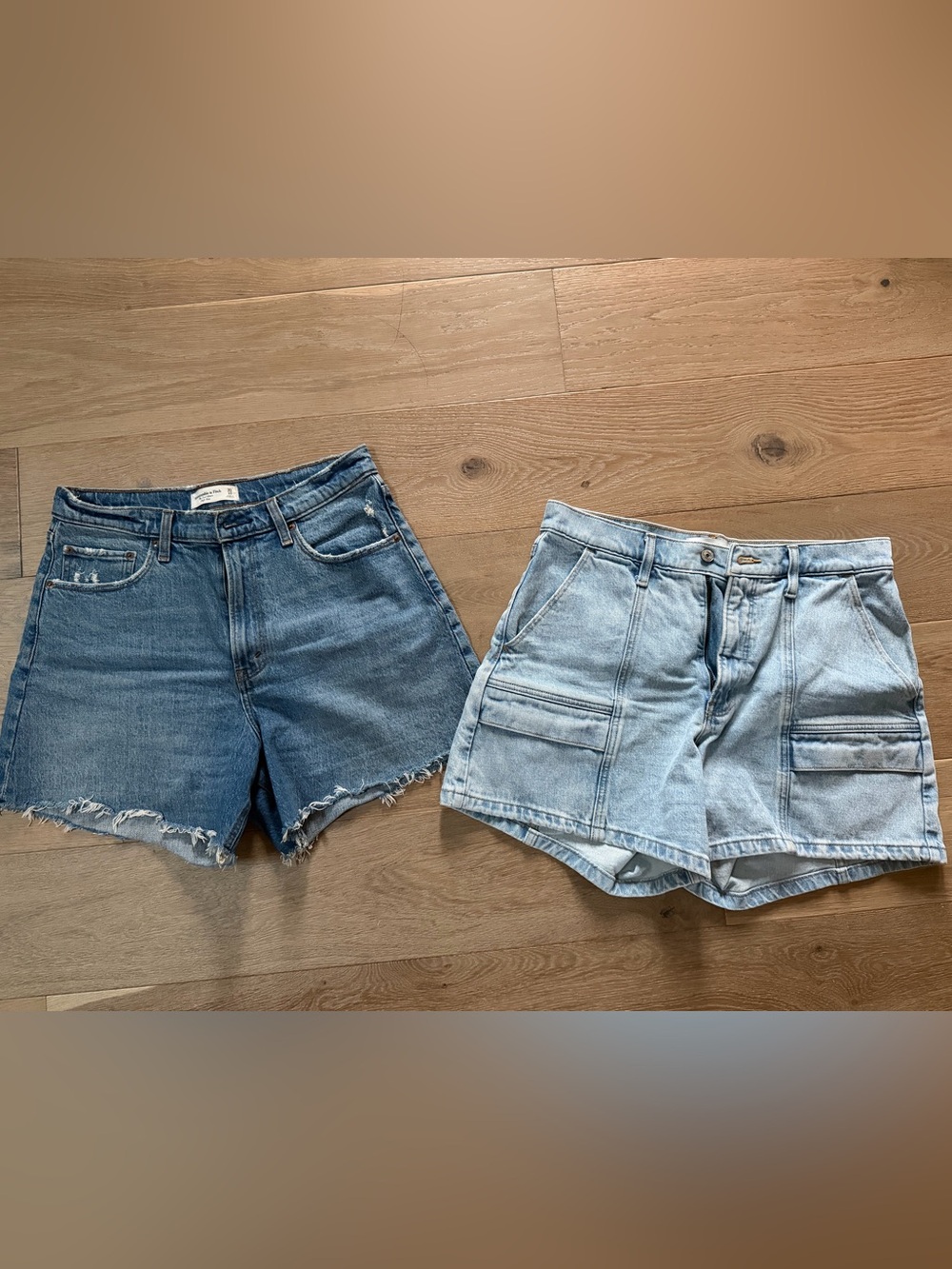 Abercrombie Curve Love Dad Shorts High Rise | Size 30/10 | Set of 2